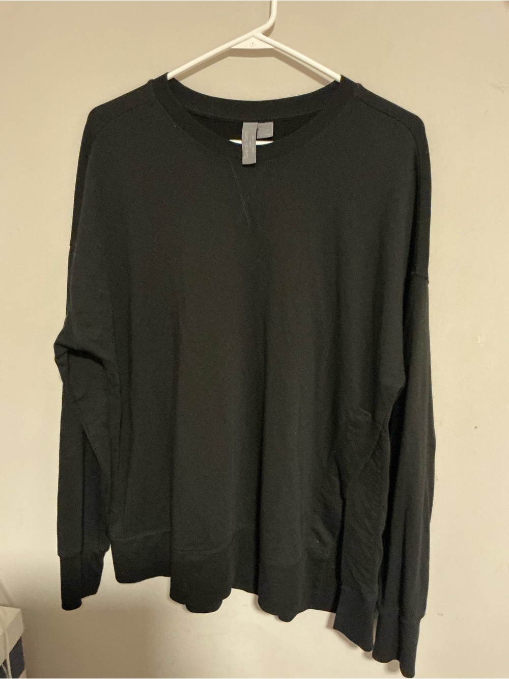 Sweaty Betty Black Long Sleeve Pullover Sweatshirt